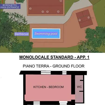 Casa vacanze Borghetto Poggio Bianco Radicondoli